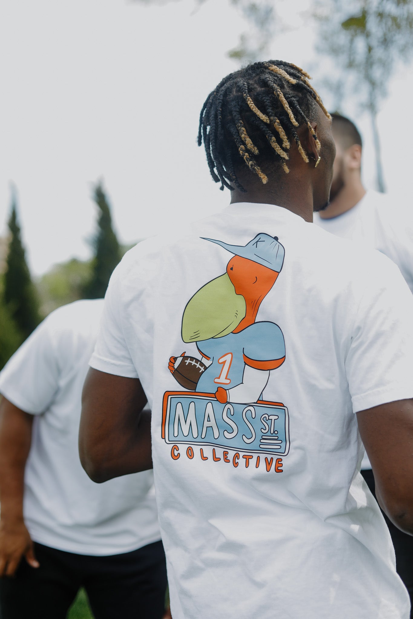 Mass St. Collective x Poppyhawk Football T-shirt