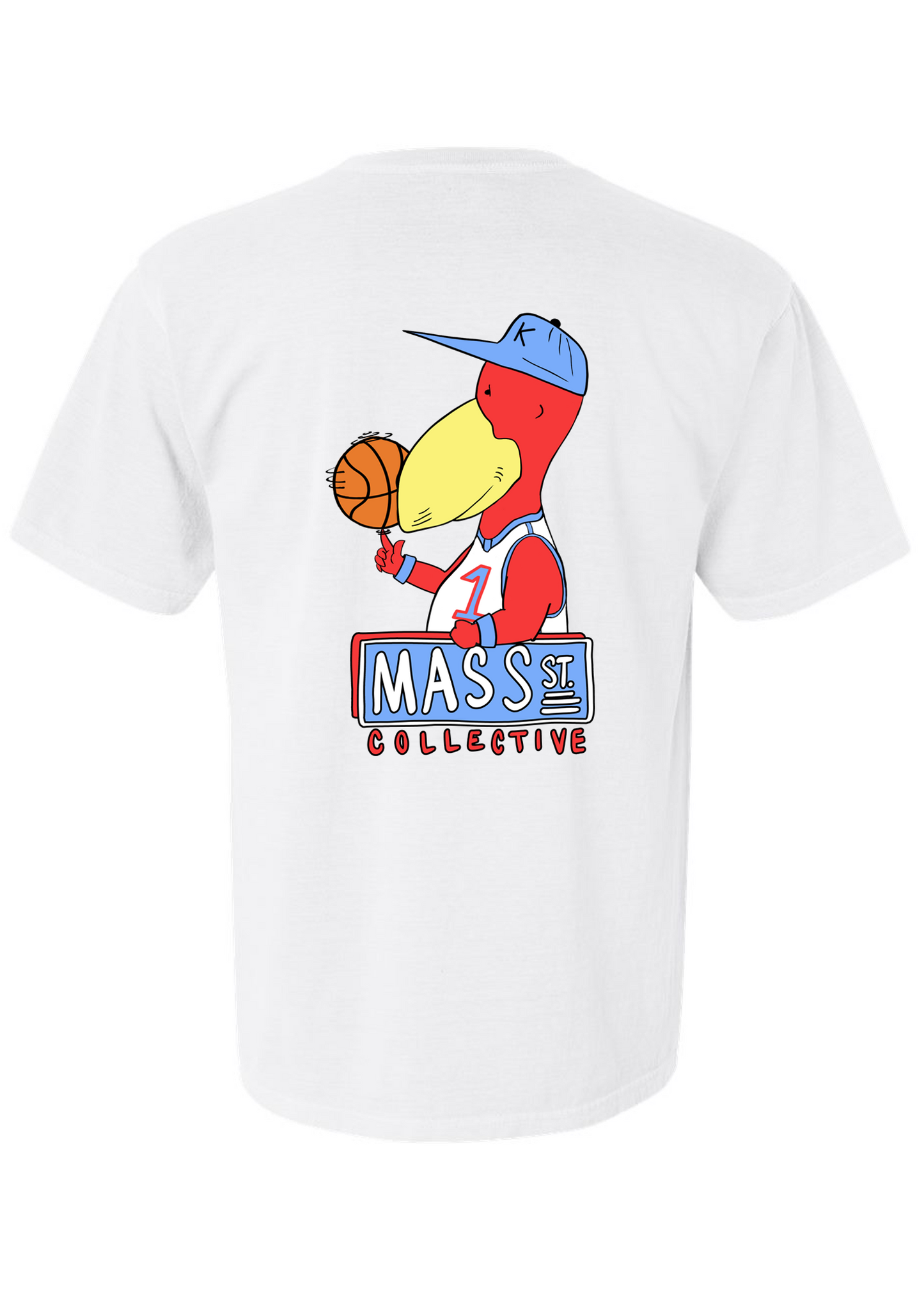 Mass St. Collective x Poppyhawk Basketball T-shirt